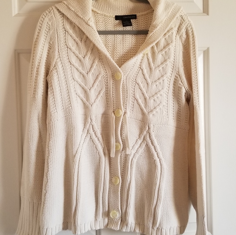 Calvin Klein Jeans hooded cardigan